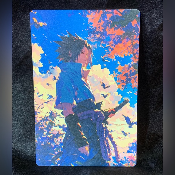Double sided A5 anime board Sasuke (Naruto) - Picture 2 of 2